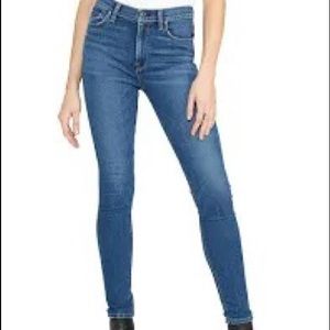 Hudson Barbara High Waisted Super Skinny Jeans 30
